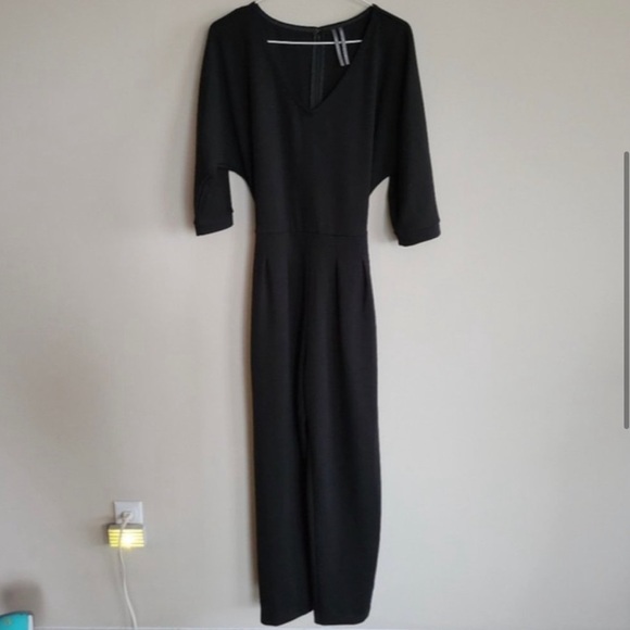Anthropologie Black Sutton Ponte Jumpsuit, xs - Picture 3 of 9